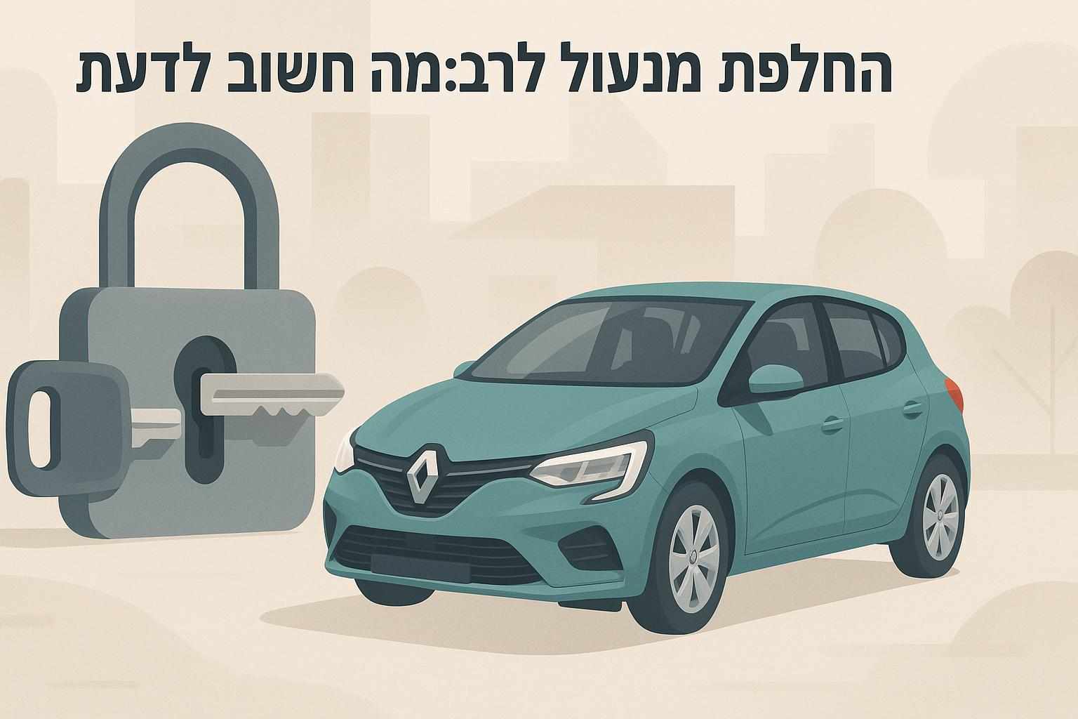 החלפת מנעול לרכב: מה חשוב לדעת?